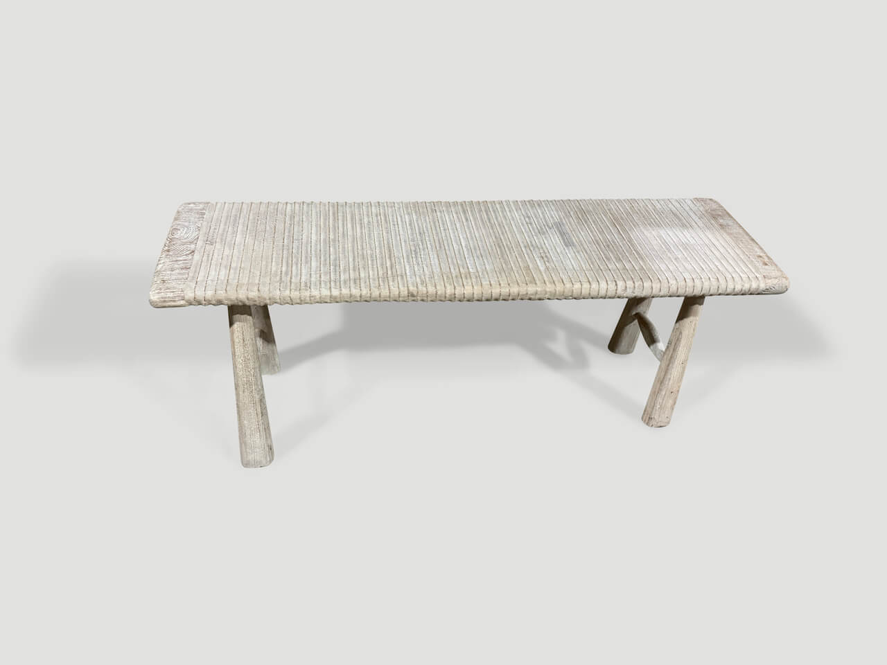 MINIMALIST HAND CARVED MODERN ORGANIC BENCH