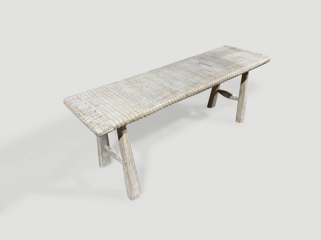 MINIMALIST HAND CARVED MODERN ORGANIC BENCH