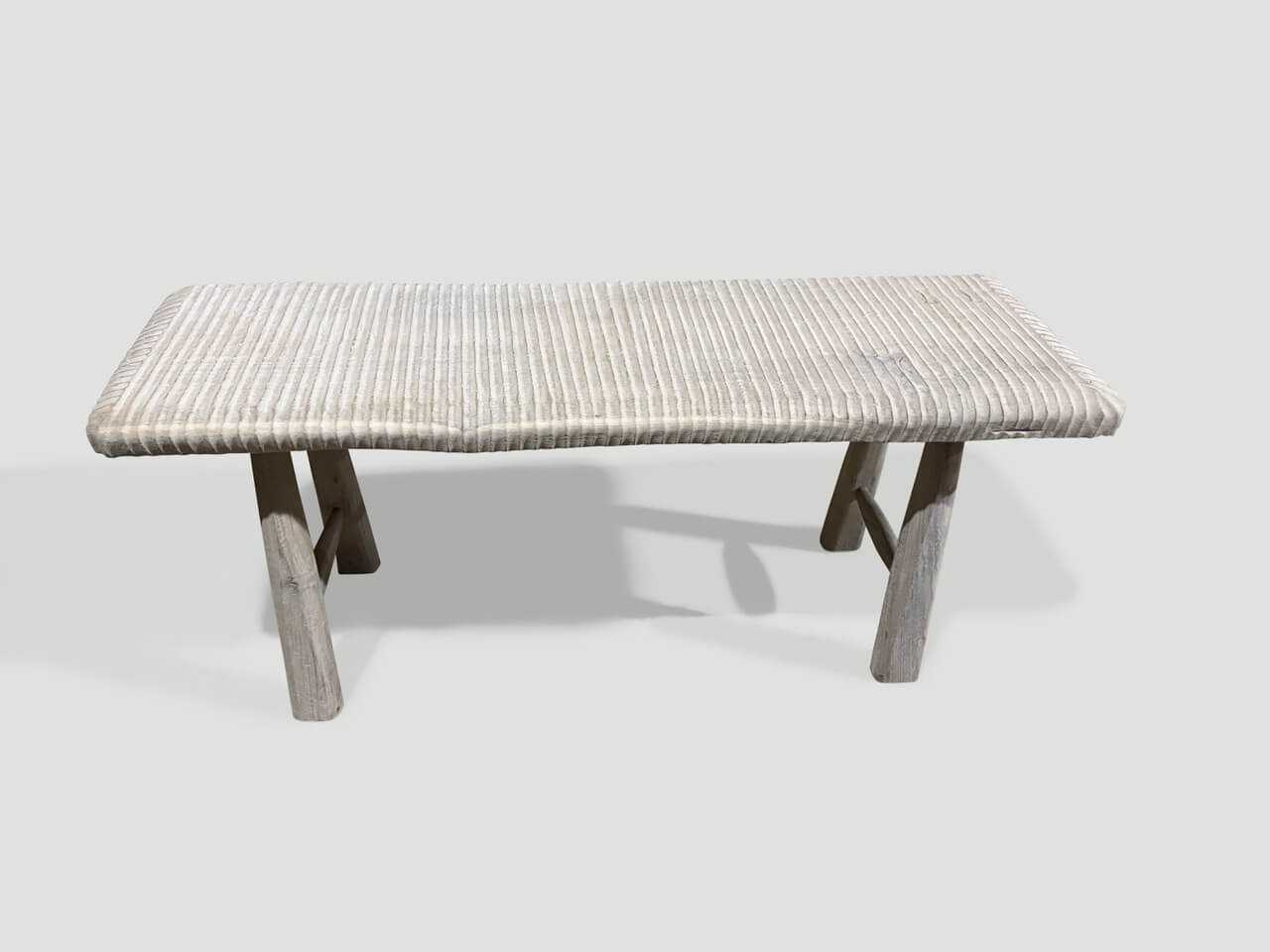 MINIMALIST HAND CARVED ORGANIC BENCH