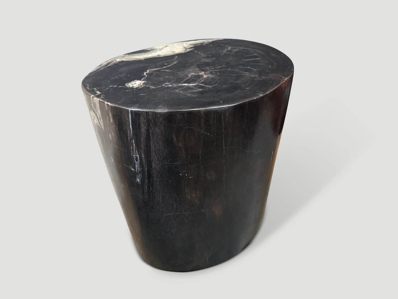 IMPRESSIVE ANCIENT PETRIFIED WOOD SIDE TABLE