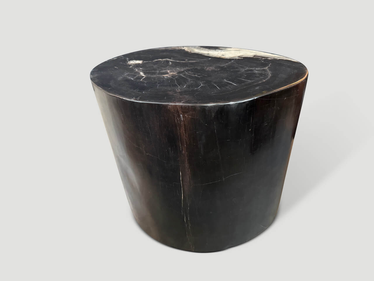 IMPRESSIVE ANCIENT PETRIFIED WOOD SIDE TABLE