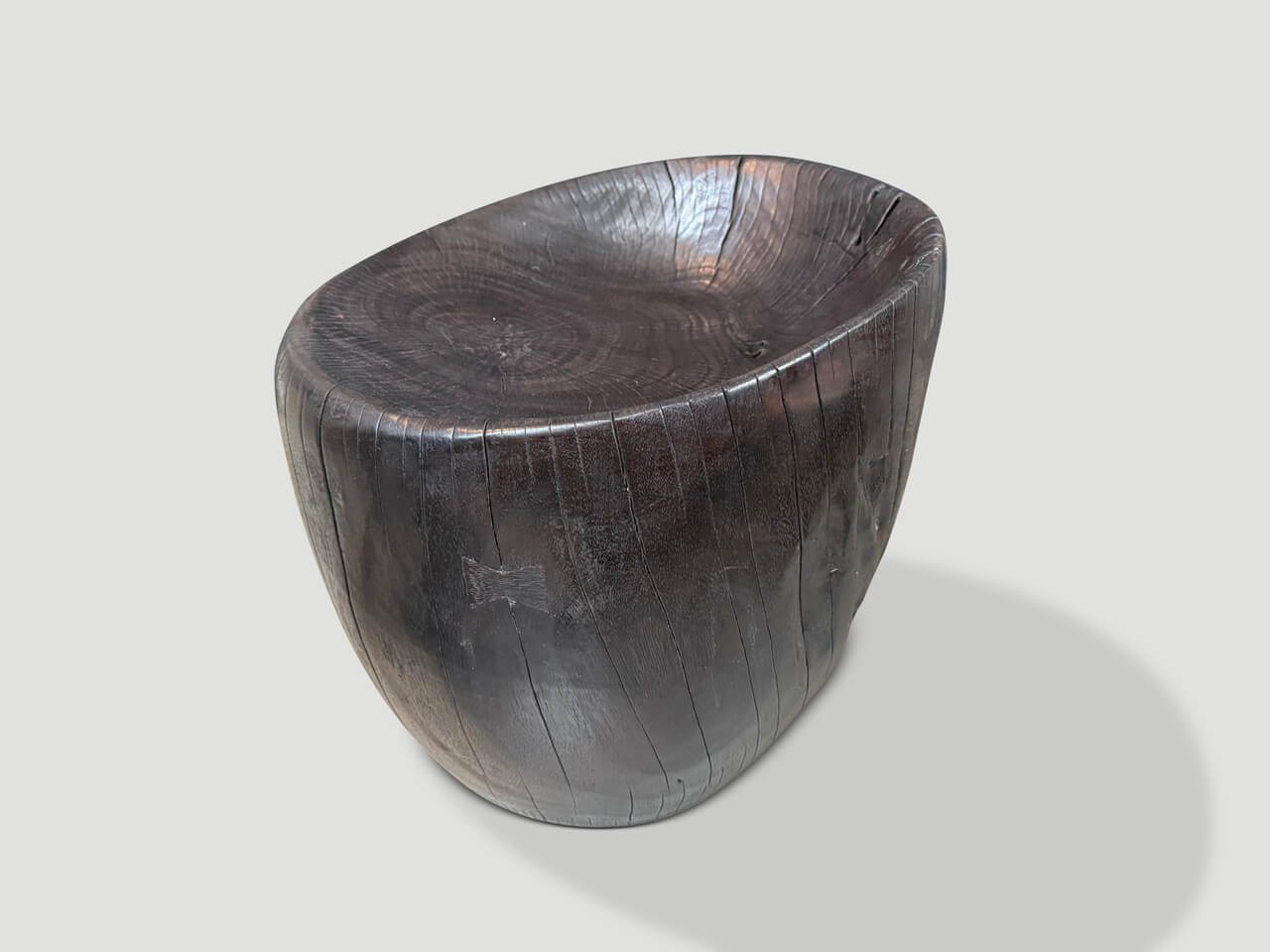 MODERN ORGANIC HAND CARVED MINIMALIST CHAIR