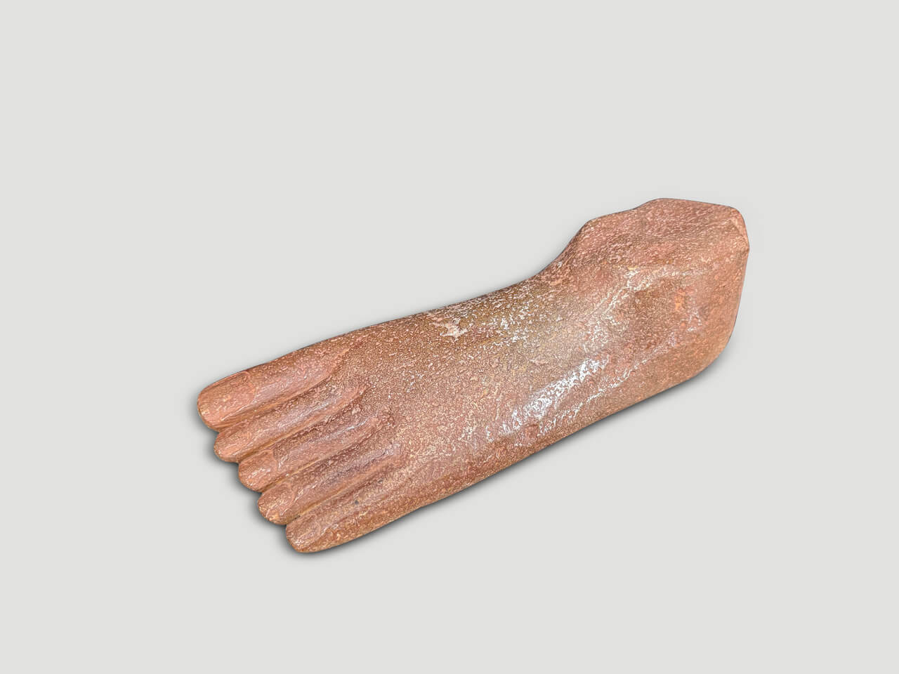 RIVER ROCK FOOT SCULPTURE