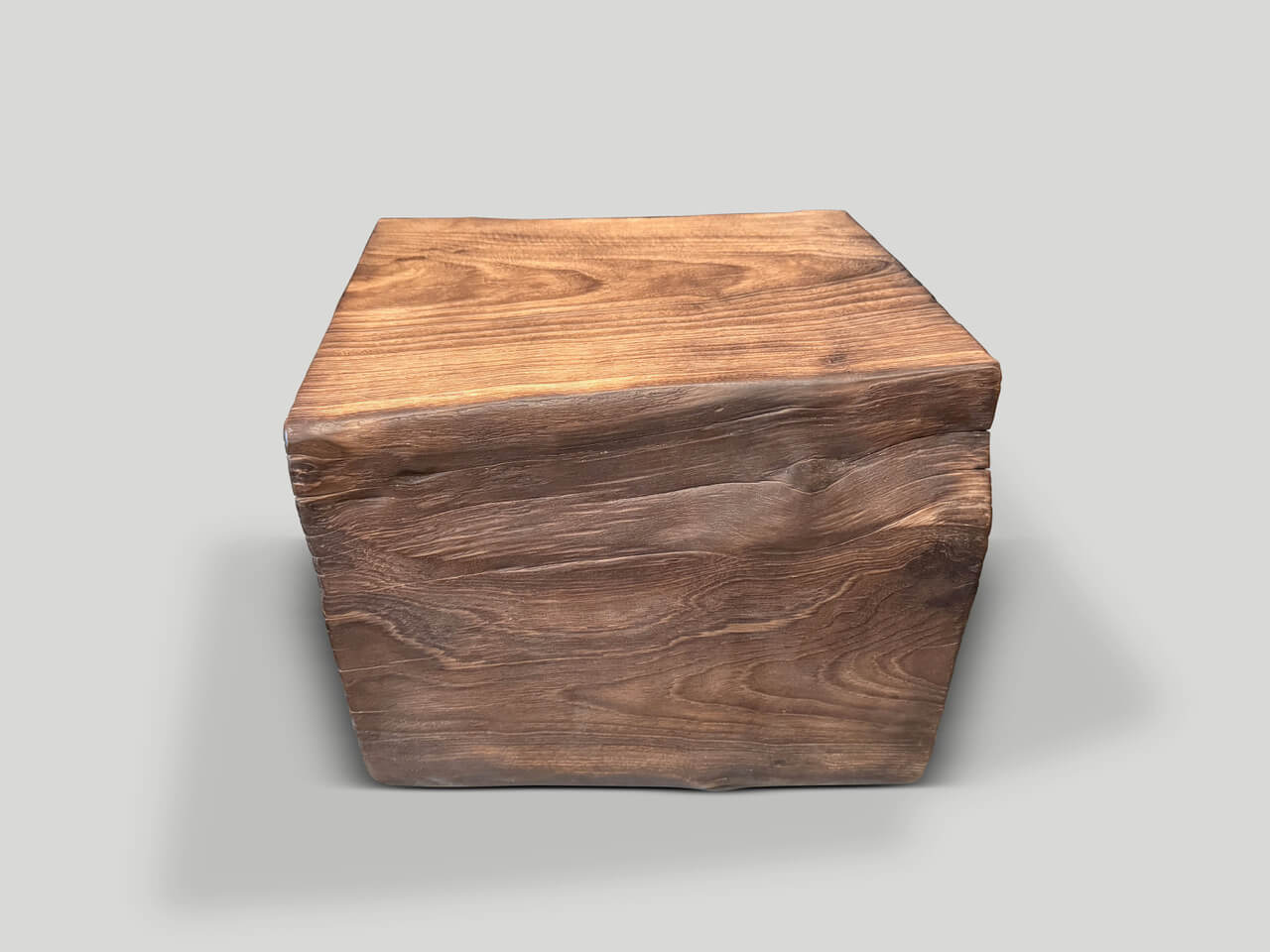 MODERN ORGANIC LIGHTLY CHARRED SIDE TABLE