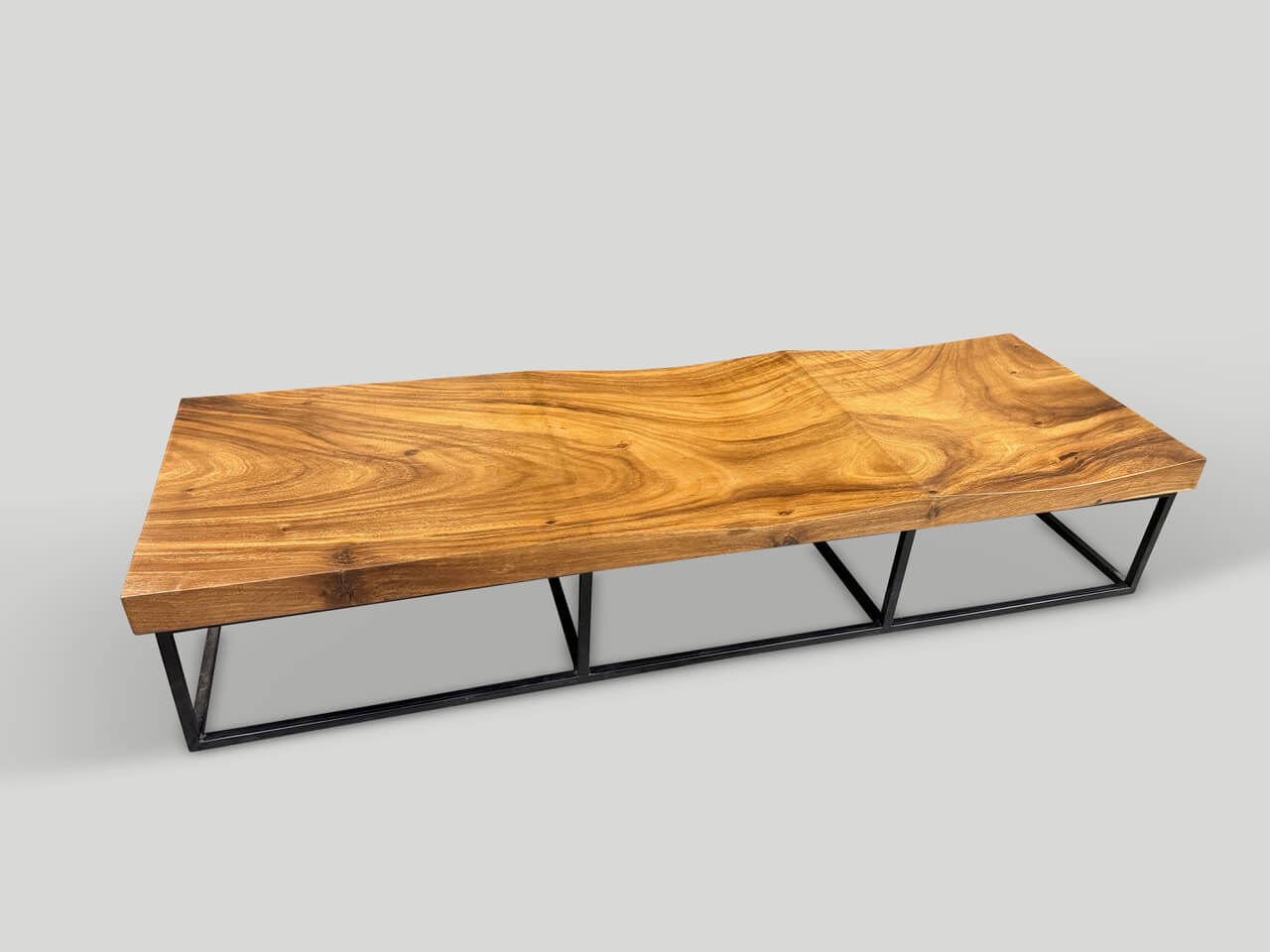 MINIMALIST SINGLE SLAB WAVE BENCH